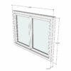 VENTANA DOBLE 110 x 80