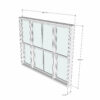 VENTANA TRIPLE 200 x 162